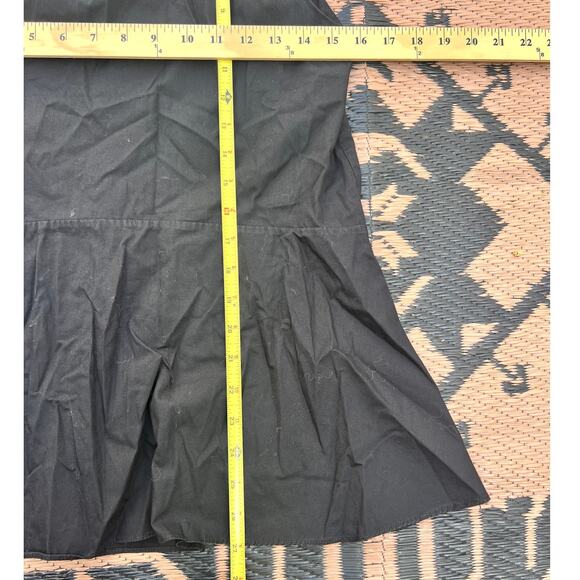 Fabiana Pigna | Beatrice Blouse Peplum Top Tie Shoulder Coquette Black Size S - Picture 6 of 6